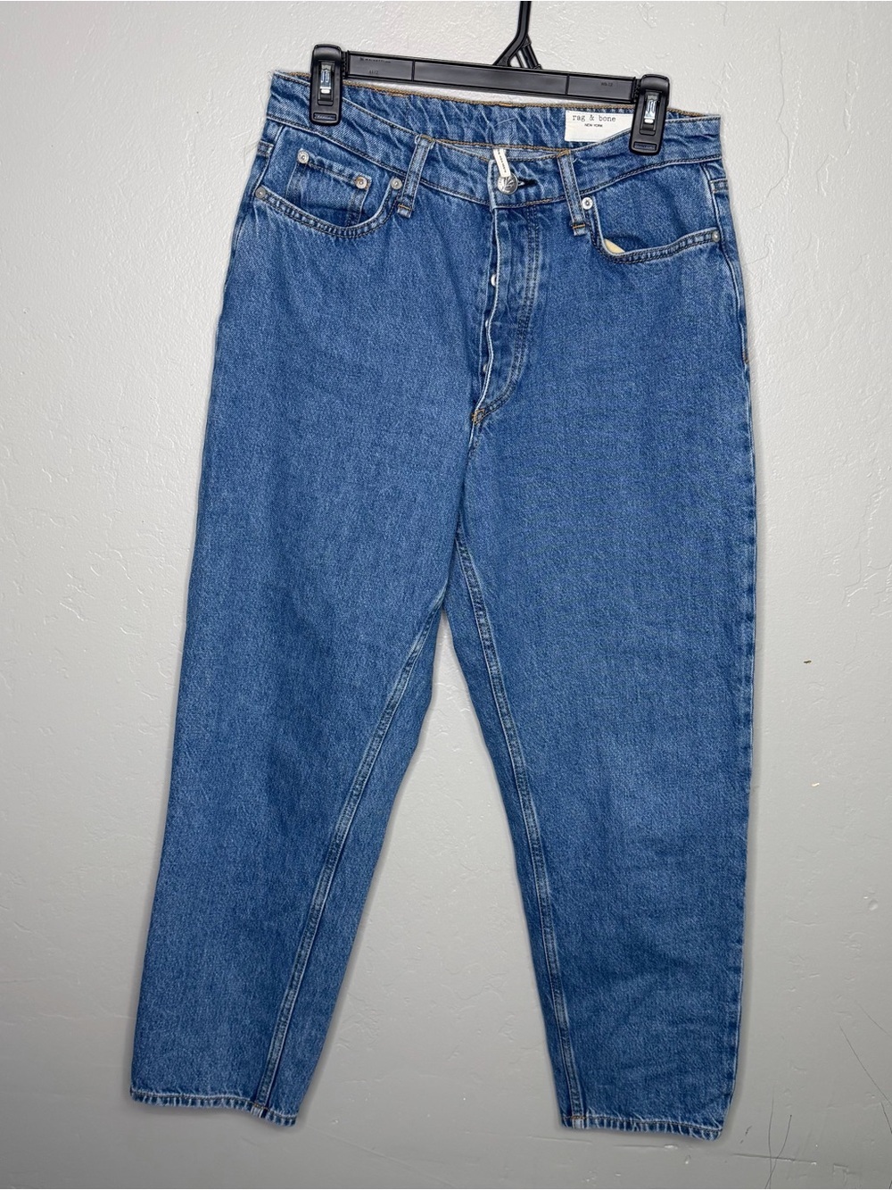 Rag & Bone Alissa High-Rise Barrel Leg jeans in Laguna Sz 28